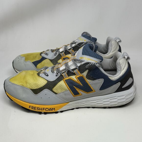 New Balance Fresh Foam Crag TR Mens 17 2E Wide Gray Blue Hiking Trail Shoes - Picture 2 of 16